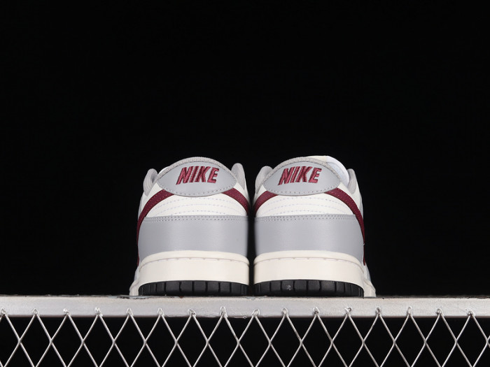 nike dunk low grey team red dd1503-122
