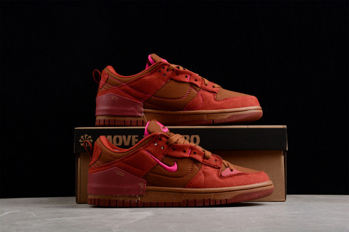 nike dunk low disrupt 2 desert bronze pink prime dh4402-200