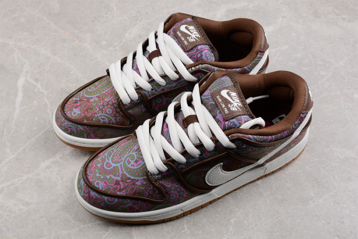 nike sb dunk low pro paisley brown dh7534-200