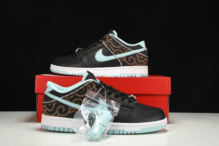 nike dunk low barbershop black dh7614-001