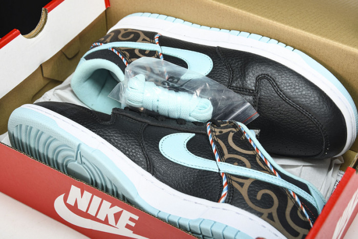 nike dunk low barbershop black dh7614-001