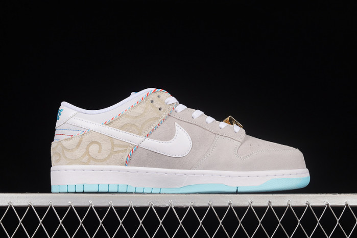 nike dunk low barbershop grey dh7614-500