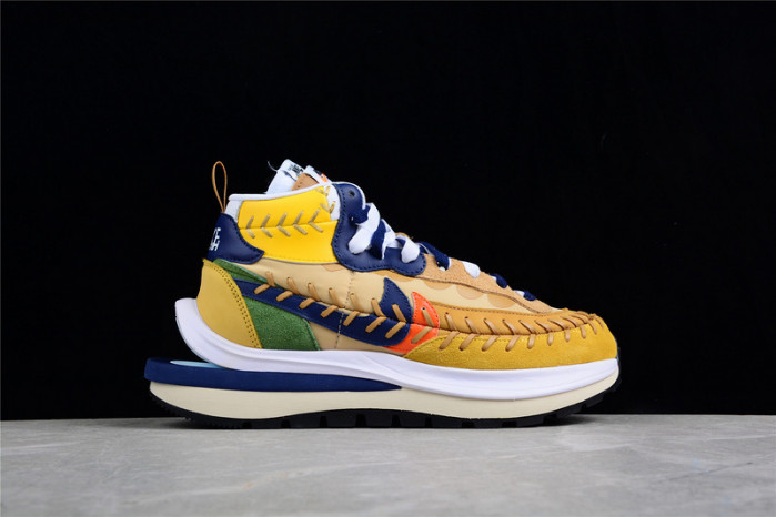 nike vaporwaffle sacai jean paul gaultier sesame blue dh9186-200