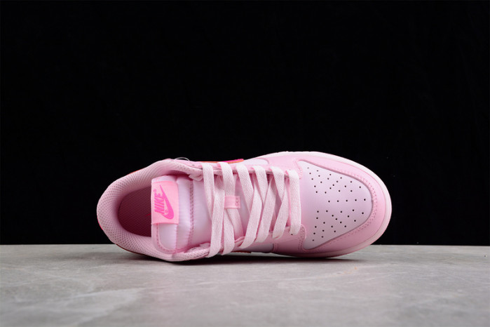 nike dunk low triple pink - dh9756-600