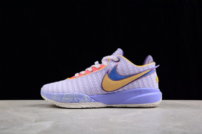 nike lebron 20 violet frost dj5422-500
