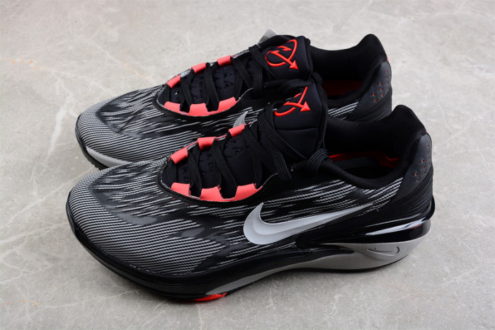 nike zoom gt cut 2 black bright crimson dj6013 001