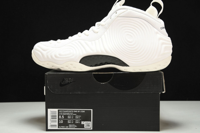 nike air foamposite one comme des garcons homme plus white dj7952-100