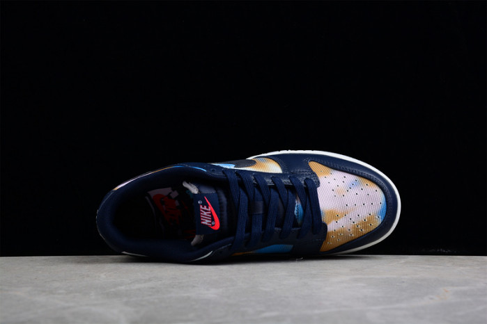 nike dunk low graffiti navy - dm0108-400