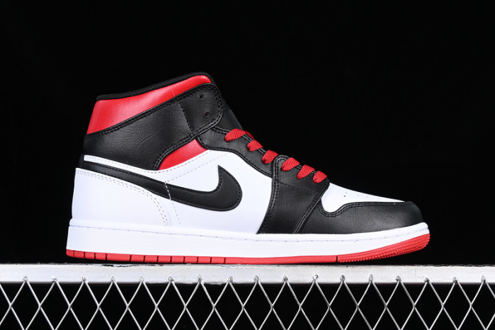 air jordan 1 mid gym red black toe - dq8426-106