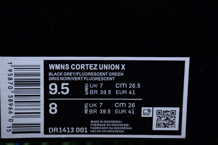 nike cortez union off noir - dr1413-001