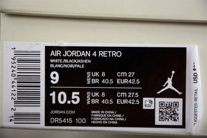 jordan 4 retro - dr5415-100