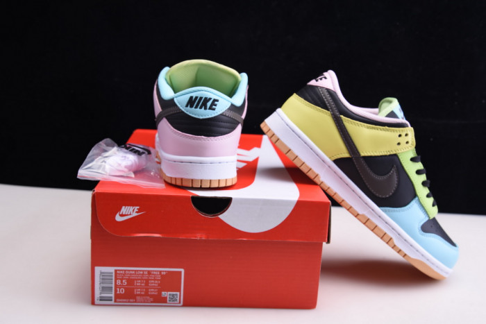 nike dunk low free 99 black dh0952-001