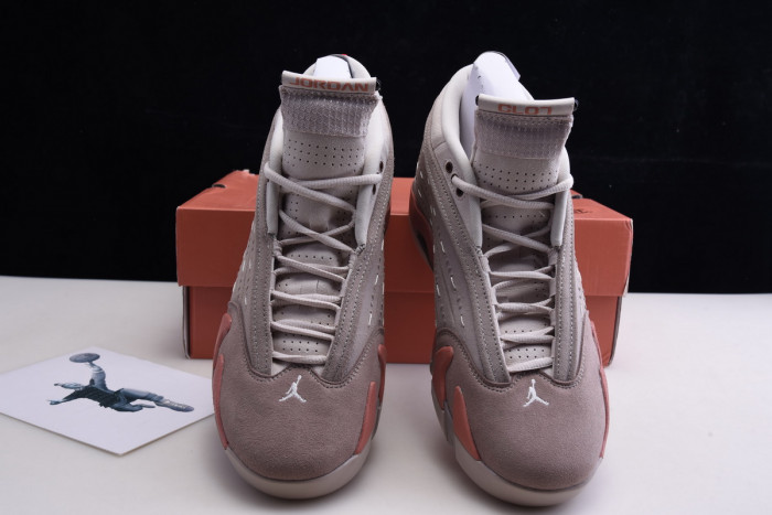 clot x air jordan 14 low sepia stone dc9857-200