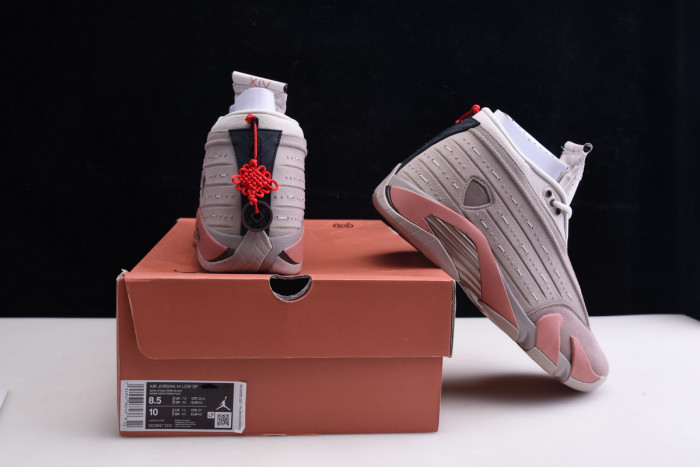 clot x air jordan 14 low sepia stone dc9857-200