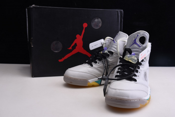 ofw air jordan 5 sp grey green - ct8480-105