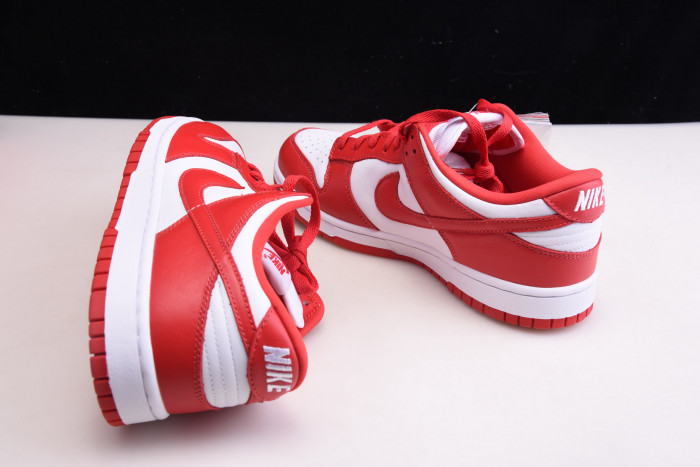 nike dunk low sp “university red” cu1727-100