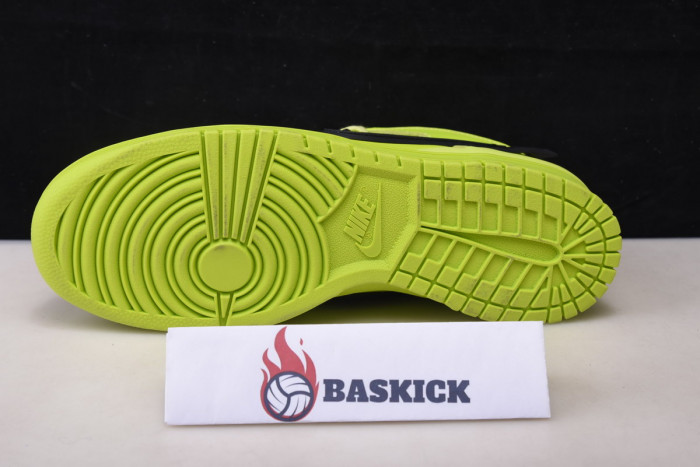 nike dunk high x ambush flash lime - cu7544-300