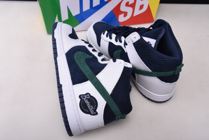 nike dunk high sports specialties white navy dh0953 400