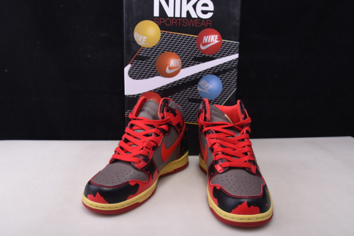 nike dunk high 1985 red acid wash dd9404-600