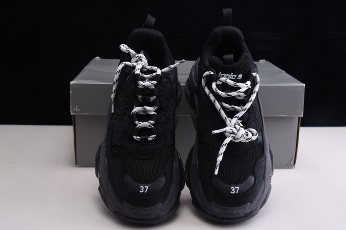 bl triple s trainers black sneakers h903p8082