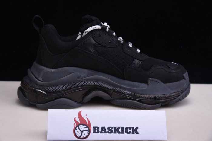 bl triple s trainers black sneakers h903p8082