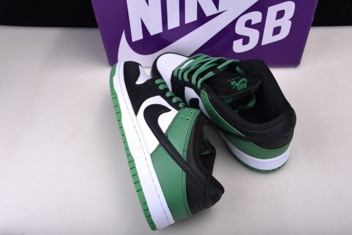 nike sb dunk low classic green - bq6817-302
