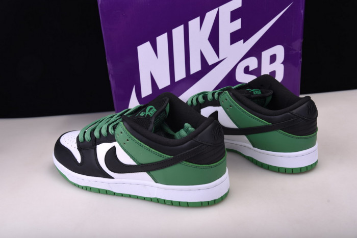 nike sb dunk low classic green - bq6817-302
