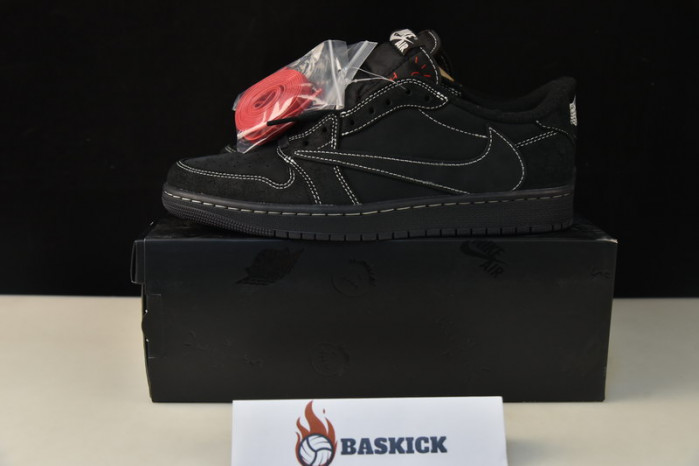 travis scott x air jordan 1 low “black phantom” dm7866-001