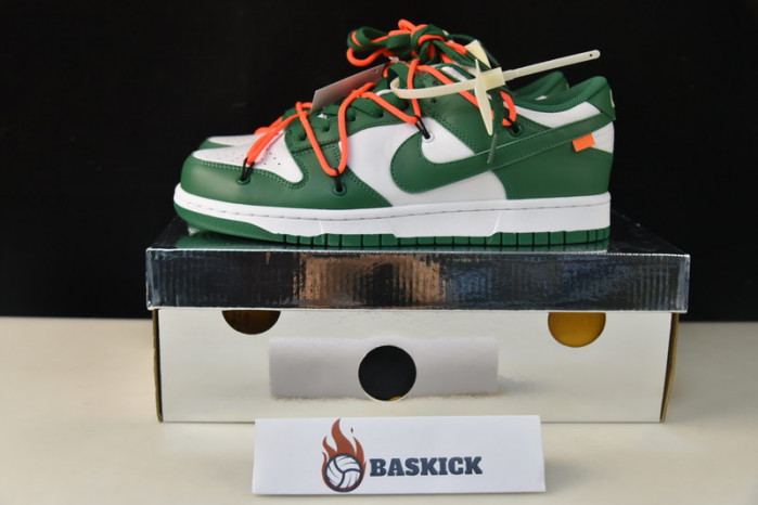 ofw nike dunk low pine green - ct0856-100