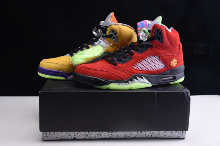 air jordan 5 solar orange what the cz5725-700