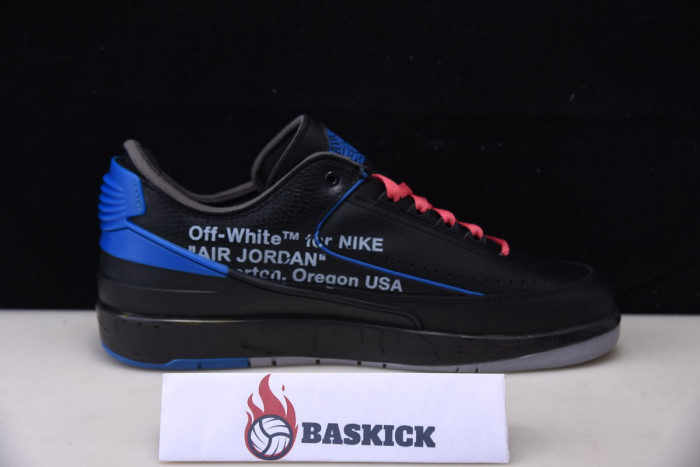jordan 2 retro low sp ofw black blue dj4375-004