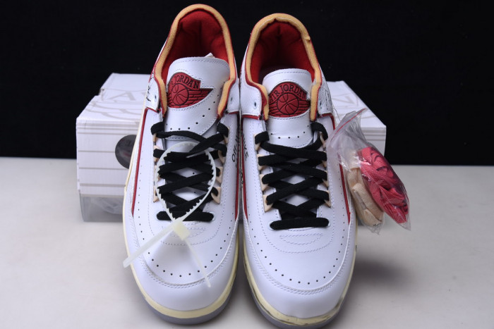 jordan 2 retro low sp ofw white red dj4375-106