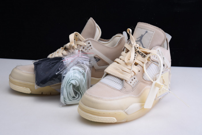 ofw air jordan 4 sail (2020) cv9388-100