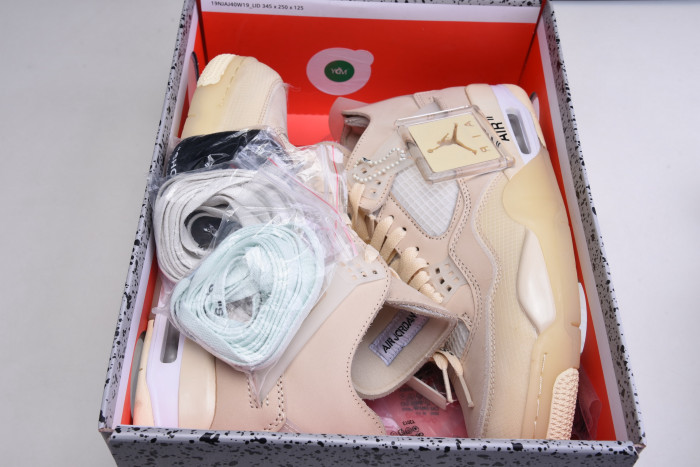 ofw air jordan 4 sail (2020) cv9388-100