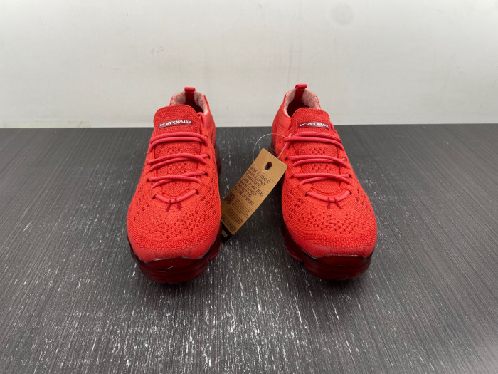 nike air vapormax 2023 flyknit triple red dv1678-600