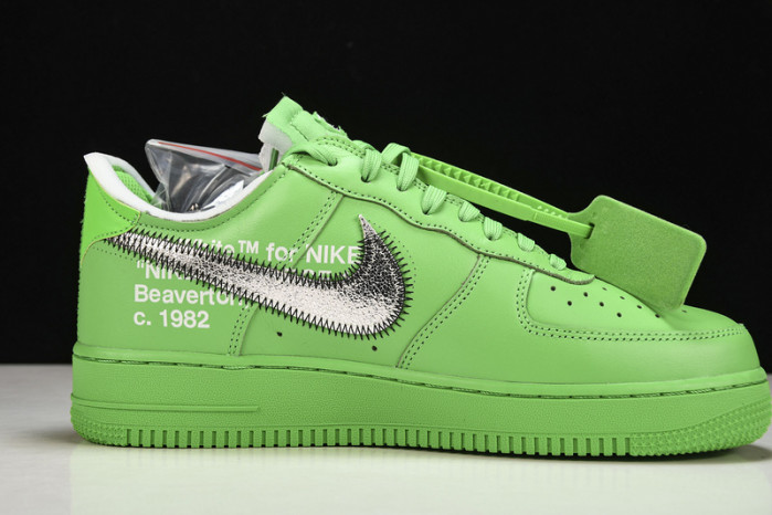 nike air force 1 low ofw light green spark dx1419-300