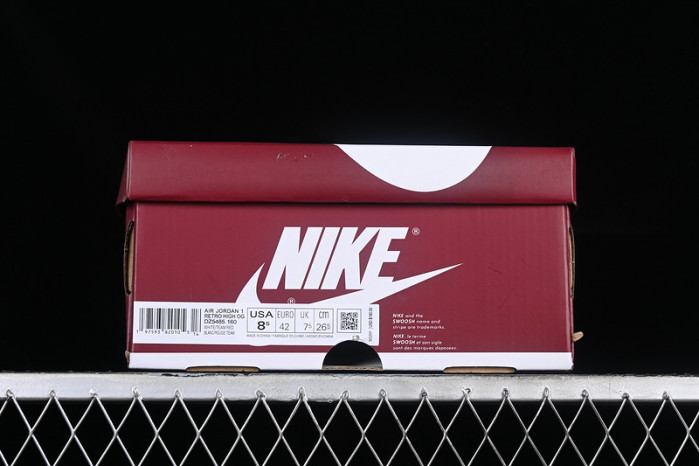 air jordan 1 high og team red dz5485-160