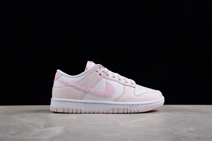 nike dunk low "pink paisley" fd1449-100
