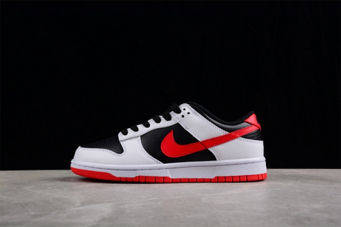 nike dunk low "white/black/red" fd9762-061
