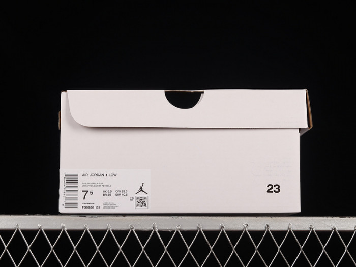 air jordan 1 low sail white oil green fd9906-131