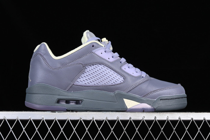 air jordan 5 low indigo haze white/blue/purple fj4563-500