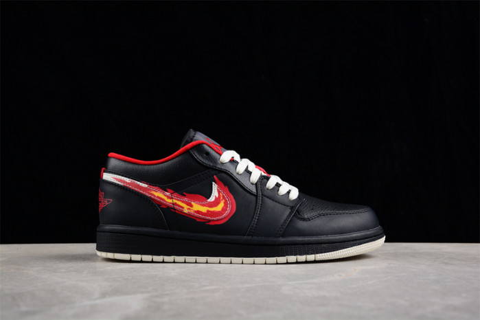 air jordan 1 low just skate black - fj7073-010