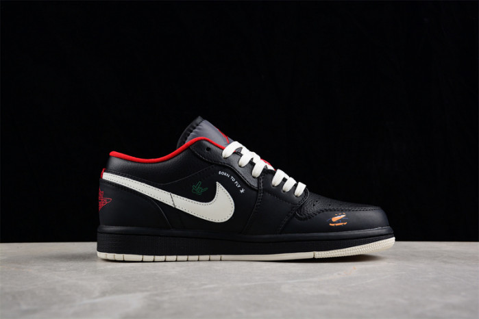 air jordan 1 low just skate black - fj7073-010