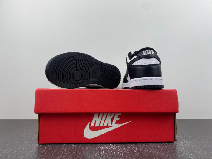 nike dunk low white black panda kids-cw1588-100