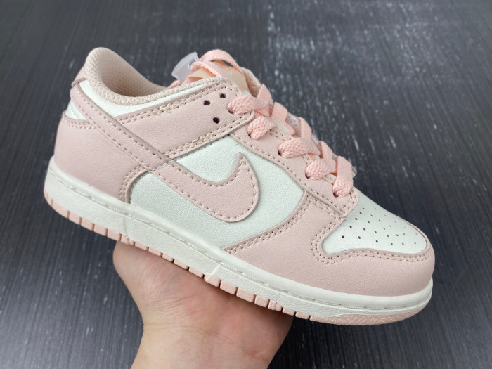 nike dunk low sp orange pearl kids-cw1588-101